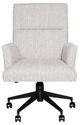 Vanguard Furniture® Thom Filicia Home Brattle Road Flat Black/Topeka Fog Desk Chair-1