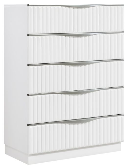 Homelegance® Linea Pearl White Chest-0