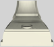 Vent-A-Hood® Designer Series 36" Biscuit Wall Mounted Range Hood-4