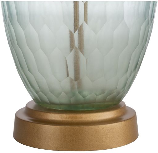 Surya Glasshouse Aqua/Off-White Lamp-1