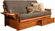 Kodiak Furniture Phoenix Barbados/Suede Gray Full Storage Futon with Mattress-0