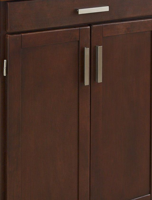 homestyles® Cuisine Cart Cherry/Medium Oak Kitchen Cart-2