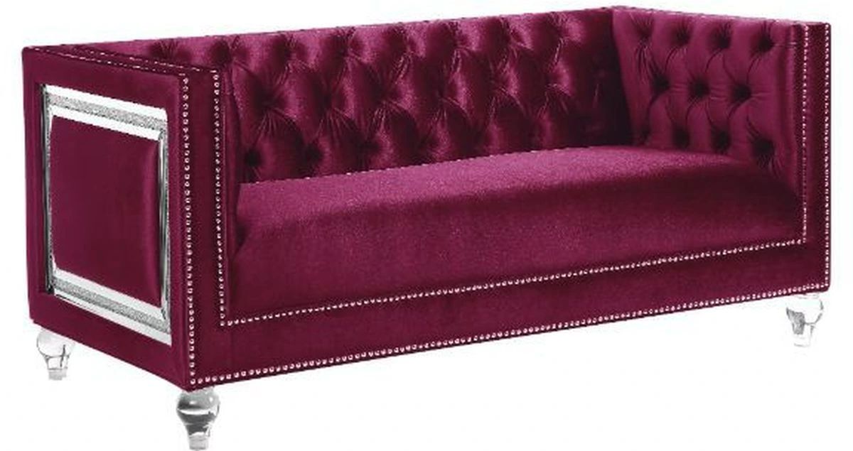 ACME Furniture Heibero Burgundy Loveseat