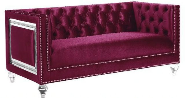 ACME Furniture Heibero Burgundy Loveseat-0