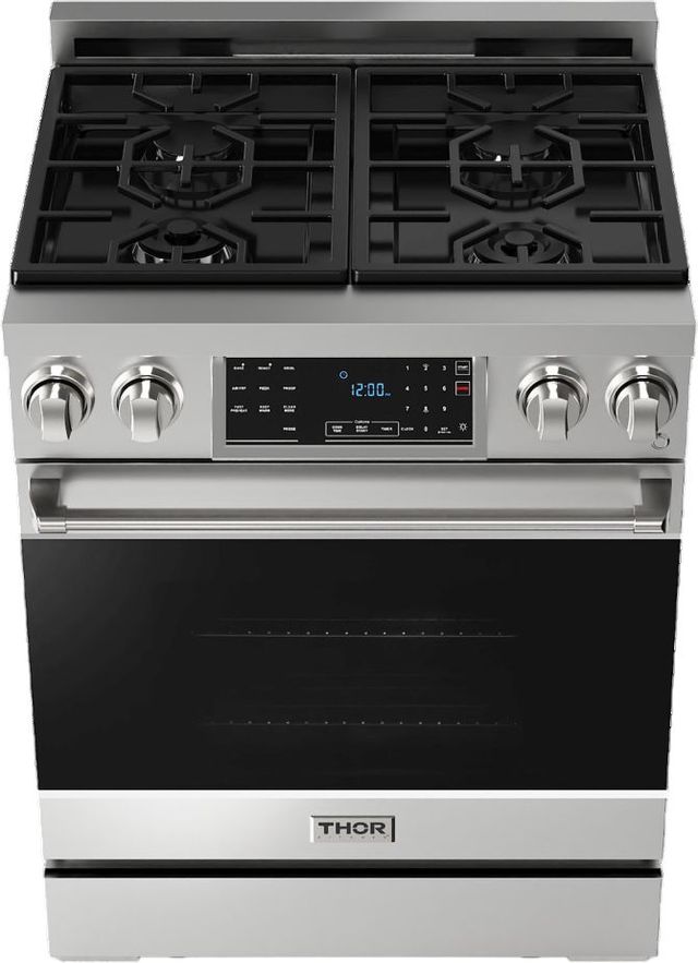 Thor Kitchen® Gordon Ramsay Series 30" Stainless Steel Pro Style Gas Range-1