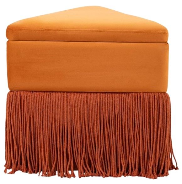 Meridian Furniture Trivoli Cognac Ottoman-3
