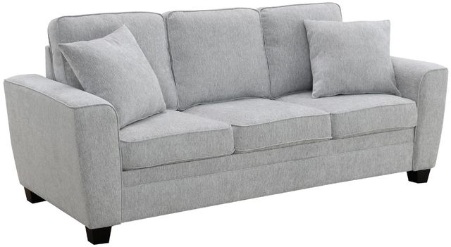 Intercon Ashbury TUP Soft Gray Chenille Sofa-0