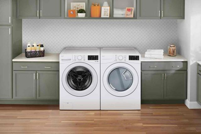 LG 7.4 Cu. Ft. White Front Load Electric Dryer-10