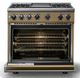 Viking® 7 Series 36" Golden Hour Pro Style Dual Fuel Range with Griddle-1