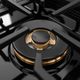 ZLINE Autograph Edition Paramount 30" 4.2 Cu. Ft. Satin Stainless Steel Gas Range with 4 Burner DuoPro™ Cooktop and Convection Gas Oven with White Matte Door and Matte Black Accents-4
