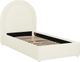 TOV Furniture Gumdrop Cream Twin Velvet Bed-2