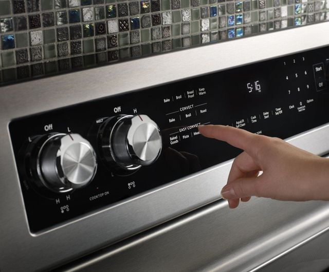 KitchenAid® 30" Stainless Steel Freestanding Electric Convection Range-5