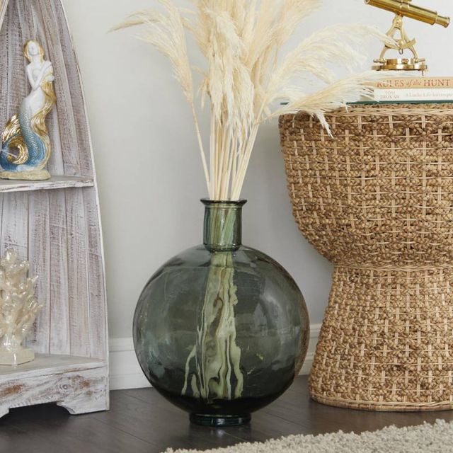 Deco Marche Green Decorative Vase-3