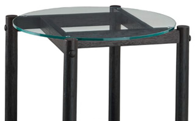 Signature Design by Ashley® Westmoro Glass Top End Table with Black Base-1