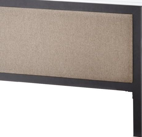 Malouf® Designer Clarke Oat California King Panel Bed-1