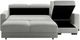 Luonto® Furniture Elliot 2-Piece Lea/Smoked Birch King Sleeper Sectional and Chaise-1
