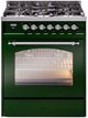 Ilve® Nostalgie II Series 30" Emerald Green Pro Style Dual Fuel Range-0
