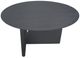 Nest Home Collections Junie Matte Black 39" Round Coffee Table-0