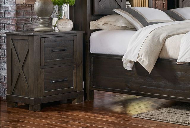 A-America® Sun Valley Charcoal Nightstand-1