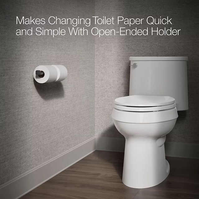 KOHLER® Parallel® Matte Black Double Toilet Paper Holder-3