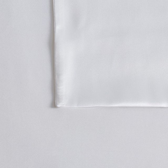 Olliix by Madison Park Silk 100% Mulberry Single White King Pillow Case-3