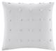 Olliix by Urban Habitat Brooklyn Grey 20"x"20 Cotton Jacquard Pom Pom Square Pillow-0