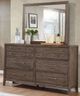 Furniture of America® Tawana 4-Piece Beige/Warm Gray Queen Bedroom Set-2