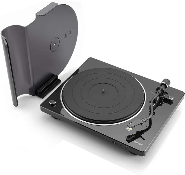 Denon® Black Hi-Fi Turntable-1