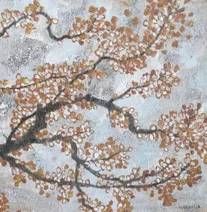 StyleCraft Norman Wyatt Home 3-Piece Golden Blossoms Wall Art Set-3