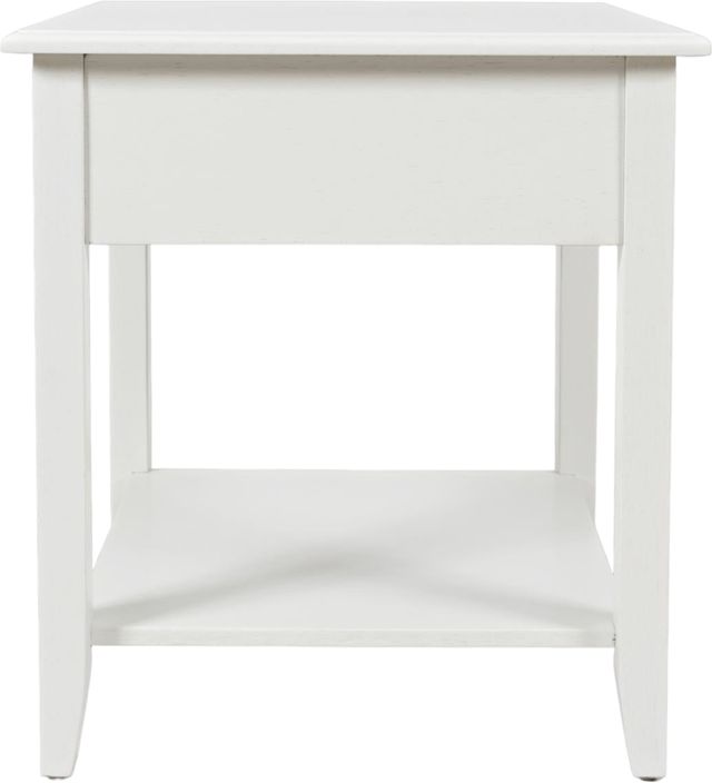 Jofran Inc. North Fork White End Table-2