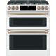 Café™ 30" Matte White Slide In Double Oven Gas Range-0