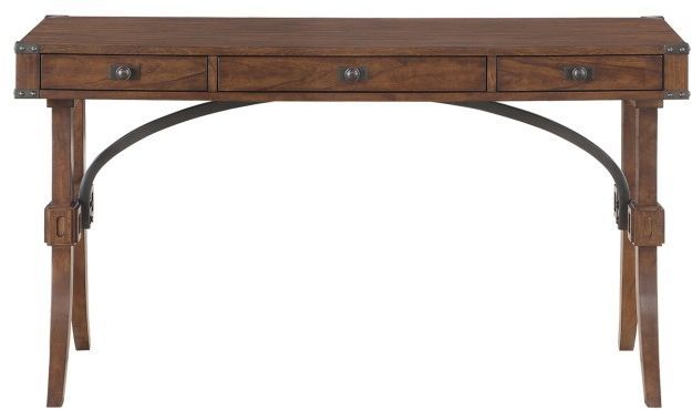 Mazin Furniture Frazier Park Brown Cherry Writing Desk-1