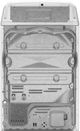 GE® White Top Load Washer & Electric Dryer Laundry Pair-4