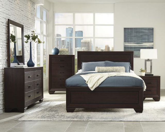 Coaster® Kauffman 4-Piece Dark Cocoa Easter King Bedroom Set-0