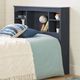 South Shore Aviron Bilberry Twin Youth Bookcase Headboard-5