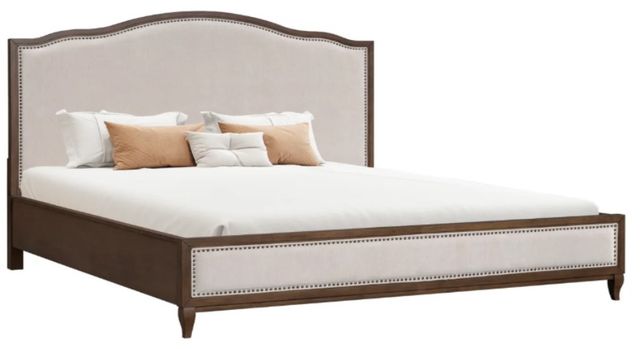 Flexsteel® Bellevue Tan/Whiskey Brown King Platform Bed-0