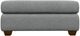 La-Z-Boy® Charlie Silver Ottoman-1