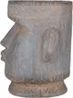 A & B Home Rustic Stone Gaze Easter Island Statue Planter-4