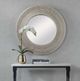 Uttermost® Sailor's Knot White Small Round Mirror-1