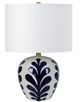 Renwil® Darina Matte Off-White/Navy Table Lamp-0