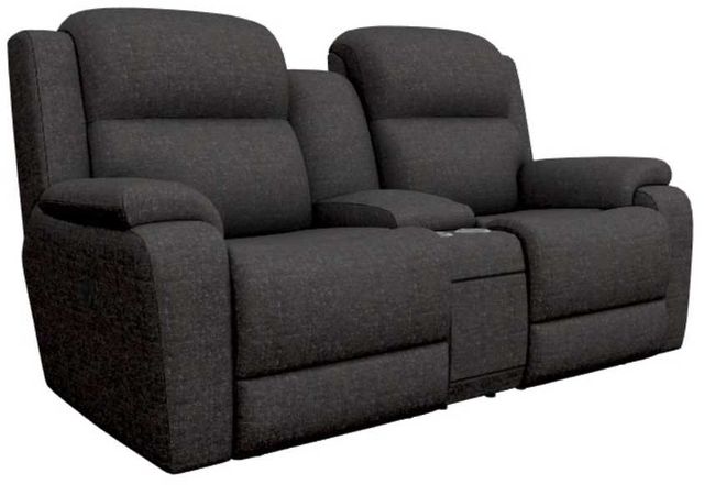 La-Z-Boy® Dorian Granite Manual Reclining Loveseat with Console-0
