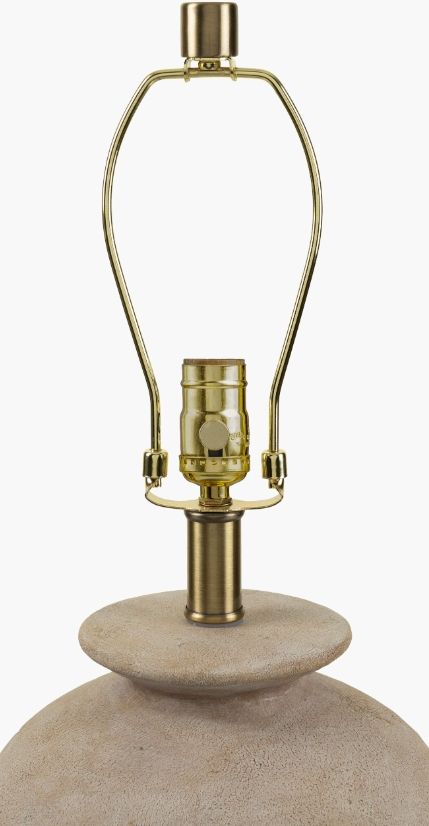 Surya Kaia Colored Cream Table Lamp-4
