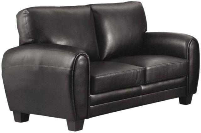 Homelegance® Rubin Black Loveseat-0