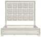Pulaski™ Camila White King Upholstered Panel Bed-2