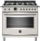 Bertazzoni Heritage Series 36" Avorio Free Standing Dual Fuel Range-0