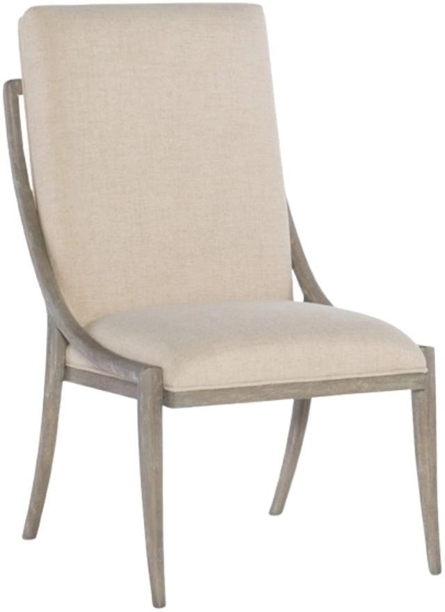 Hooker® Furniture Affinity Greige Sand Blasted/Kurtz Linen Upholstered Dining Side Chair-0