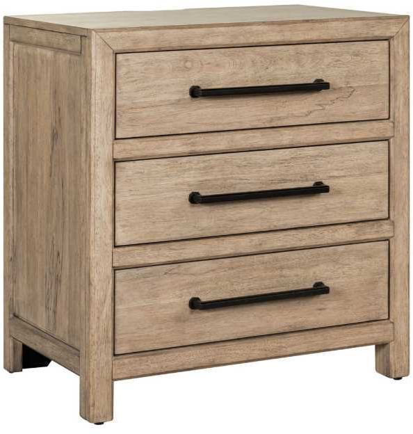 Liberty Furniture Proximity Place 4-Piece Barley/Barley Buff King Poster Bedroom Set-4
