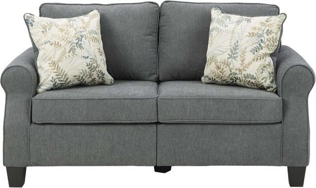 Signature Design by Ashley® Alessio Charcoal Loveseat-1