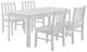 Elements International Travis 5-Piece White Youth Dining Set-0