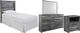 Signature Design by Ashley® Baystorm 4-Piece Gray Twin Panel Bed Set-0